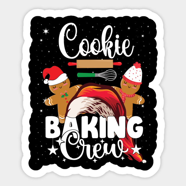 cookie baking crew..Christmas funny gift idea Sticker by DODG99